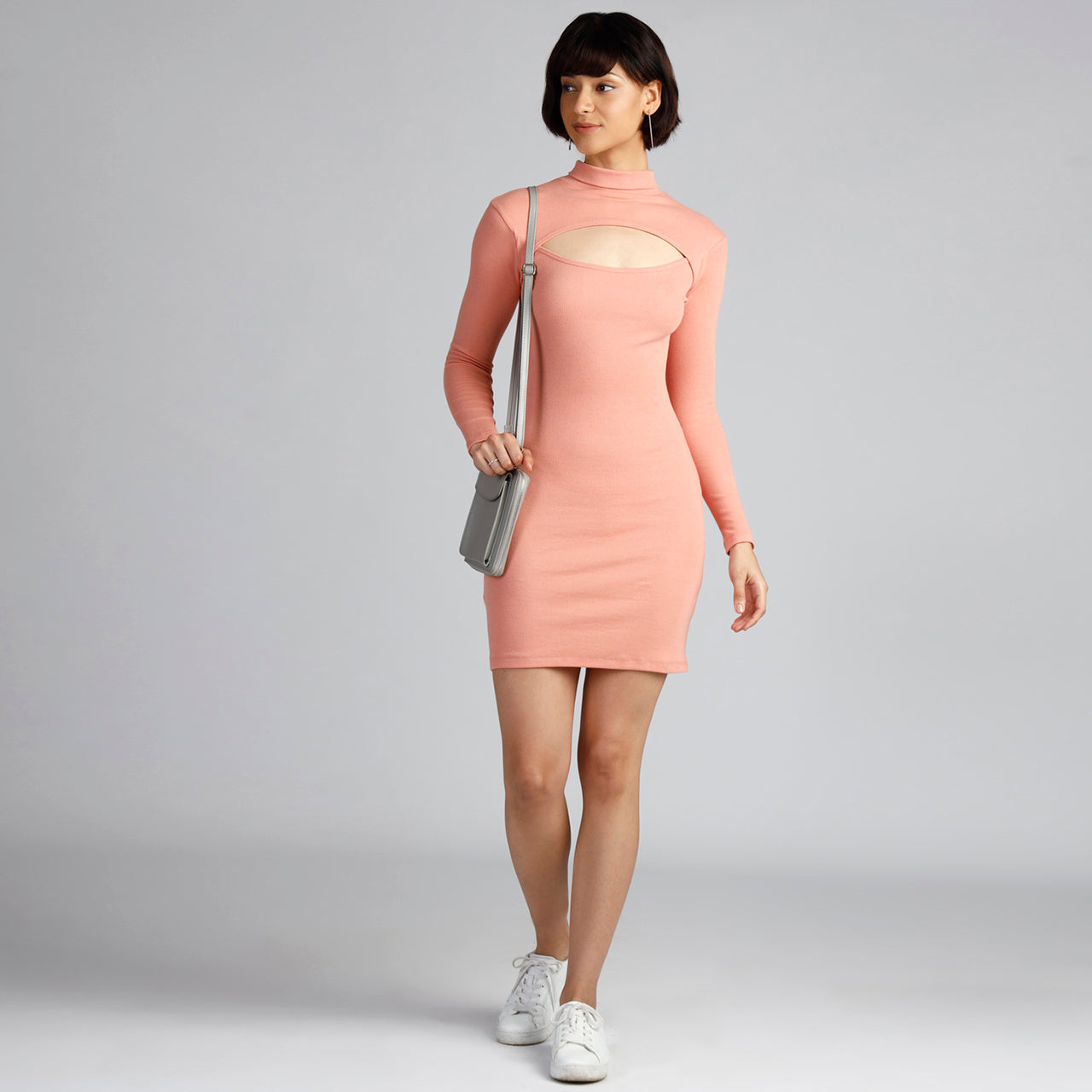 LUNA DRESS PEACH