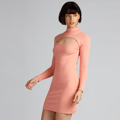 LUNA DRESS PEACH