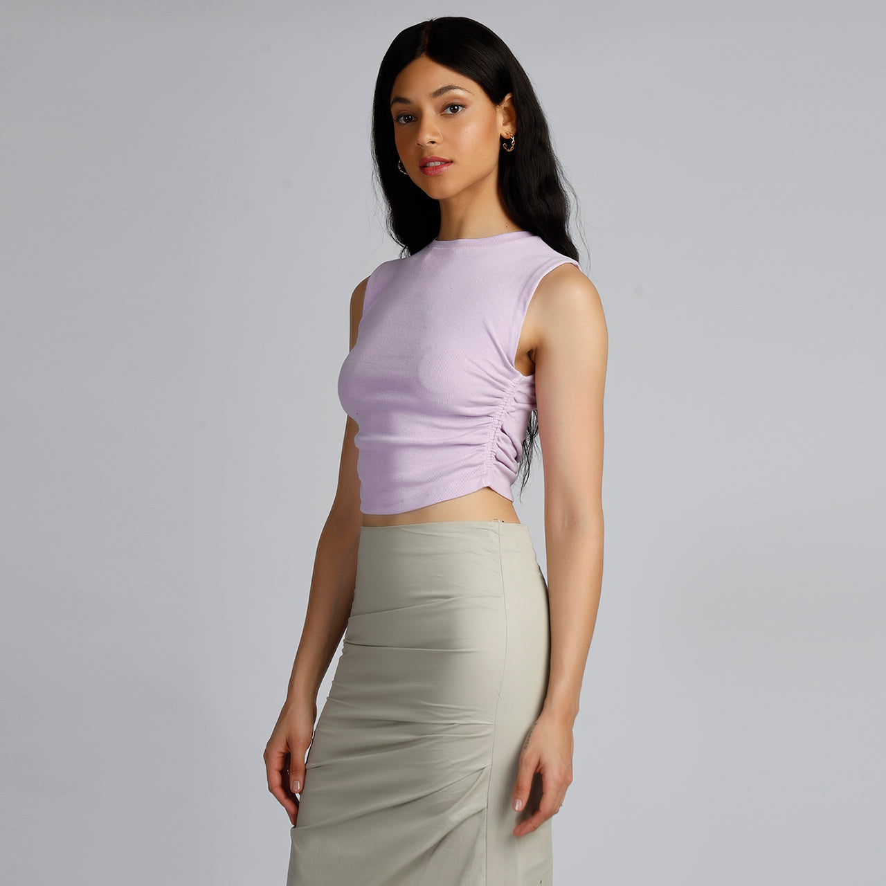 TWISTED TANK TOP LILAC